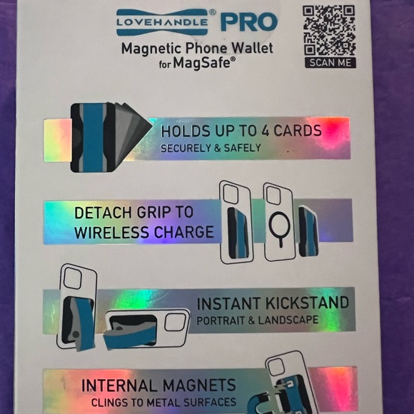 PRO Magnetic Phone Wallet for MagSafe - Black - Picture 2 of 2